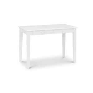 Carrington Desk White Lacquer with 2 Drawers