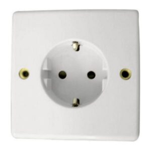 AG Euro Single Socket White