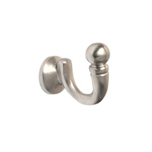 Satin Chrome Tie Back Hook