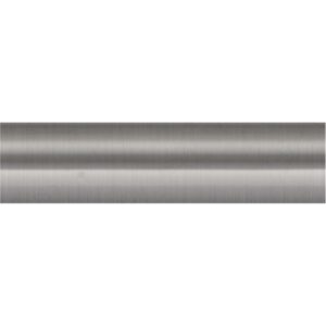 Curtain Pole 240cm (L) x 28mm Diameter Brushed Nickel