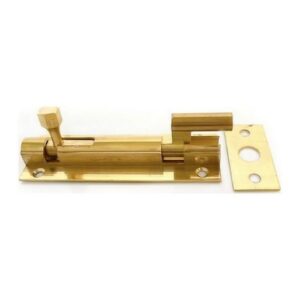 AG Barrel Bolt Brass 3" Cranked