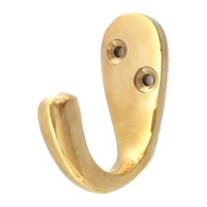 AG Hook Wardrobe Brass Single