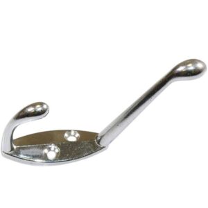 AG Hook Wardrobe Chrome Double