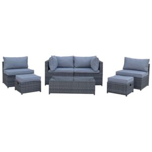 AG Chelsea Modular Outdoor Furniture Set in Grey