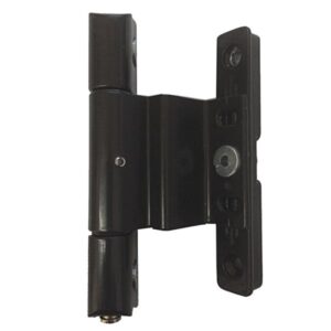 Adjustable Rebated Butt Hinge 9-16mm x 122mm Brown