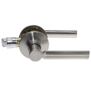 Oval Bar Design Passage Satin Nickel