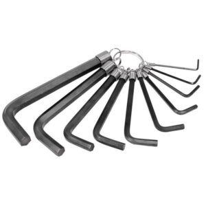 10 Piece Hexagon Key Set 1/16" - 3/8"