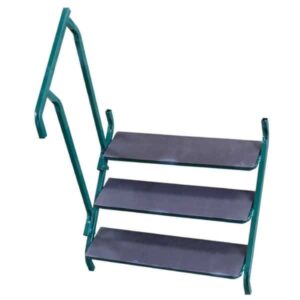 Bolt On 3 Tread Step Green 48" Wide