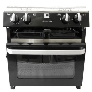 Voyager 4500 Deluxe Cooker with Ignition Black