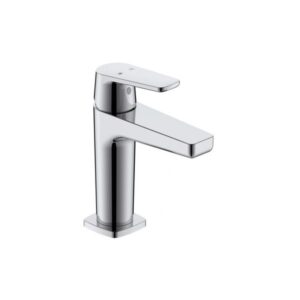 Eco Mono Chrome Basin Tap with Cold Start Feature and Clicker Waste
