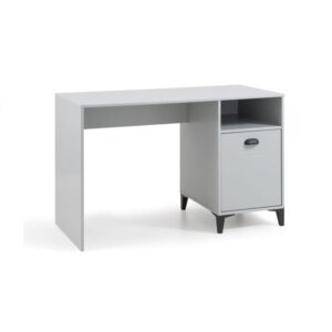 Lakers Locker Desk Grey Metal Effect Lacquer