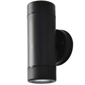 LED Twin Up/Down Wall Light Black