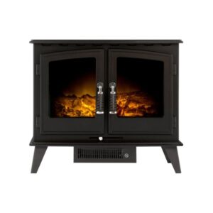 Adam Woodhouse Electric Stove in Black (0.9kW / 1.8kW)