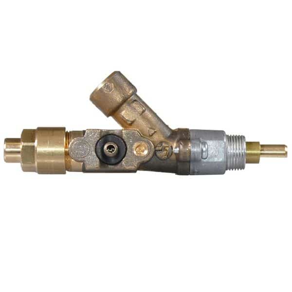 Cpuk 8mm Compression Offset Gas Control Tap Valve & Knob – Off-Hi-Lo – Catering Equipment – GV15 – Made In UK